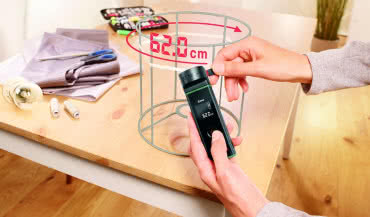 Nowość! Dalmierz laserowy z adapterami firmy Bosch