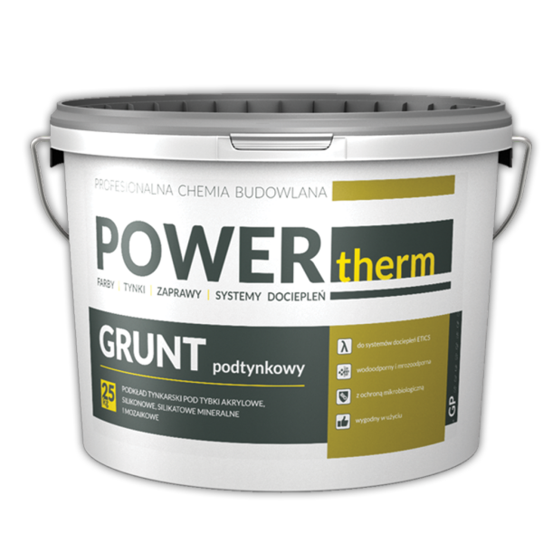 POWERtherm Grunt podtynkowy Podkład tynkarski gruntujący