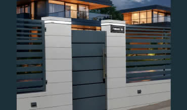 Lampy LED BLOCK: oświetl swoje ogrodzenie w nowoczesnym stylu!