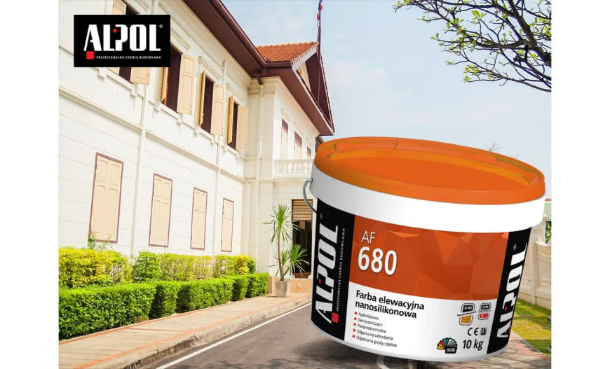 AF 680 - farba nanosilikonowa chroniąca elewację przed słońcem