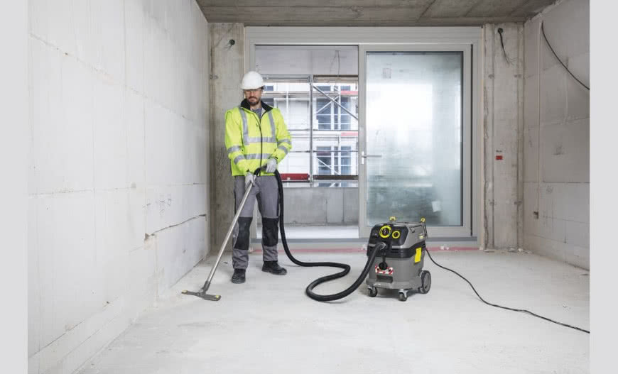 Odkurzacze NT Tact marki Kärcher dla branży budowlanej i remontowej