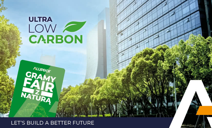 Zielone budownictwo przyszłości: Aluprof stawia na aluminium ultra-low carbon