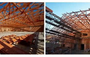 KASPER Polska poleca drewniane konstrukcje nośne łączone płytkami kolczastymi 