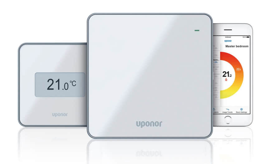 Kontrola ogrzewania i chłodzenia podłogowego dzięki Uponor Smatrix Pulse