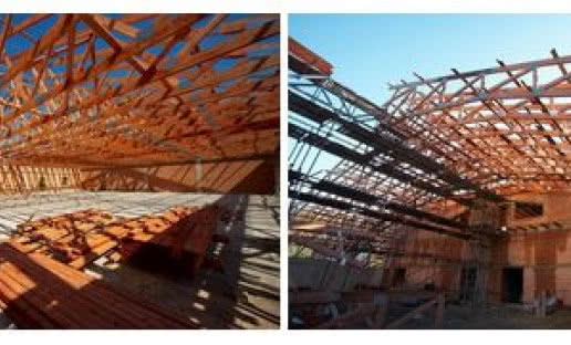 KASPER Polska poleca drewniane konstrukcje nośne łączone płytkami kolczastymi 