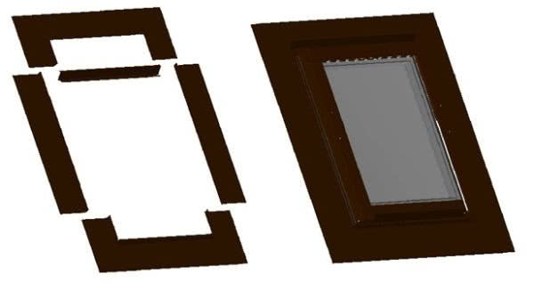 Kołnierze uszczelniające do okna dachowego Skylight