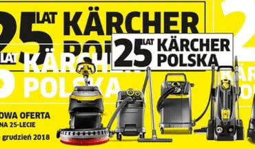 Jubileuszowa oferta na 25 urządzeń z okazji 25-lecia Kärcher