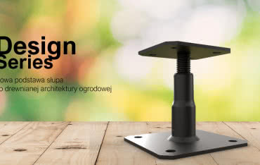 Nowa podstawa słupa APB do drewnianej architektury ogrodowej