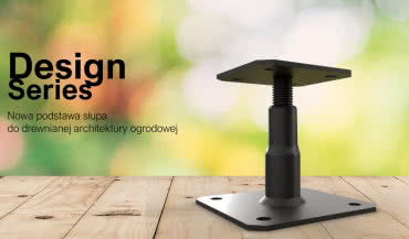 Nowa podstawa słupa APB do drewnianej architektury ogrodowej