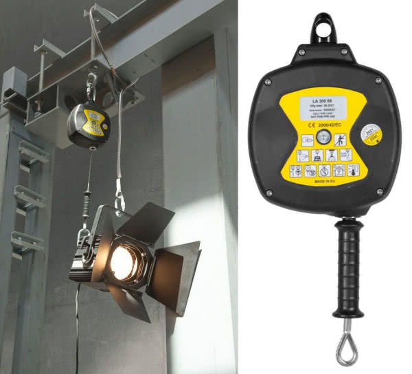 LA 300 - urządzenie samohamowne do zabezpieczania ładunku