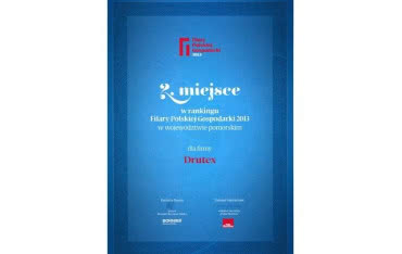 DRUTEX z wyróżnieniem "Filary Polskiej Gospodarki"