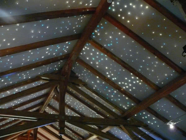 Zestaw światłowodowy Planetoidy gwieździste niebo