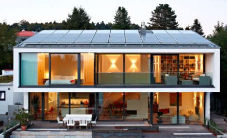 Wykorzystanie instalacji solarnych Schüco