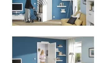 Napęd PortaMatic do drzwi wewnętrznych - dla budownictwa mieszkaniowego wolnego od barier