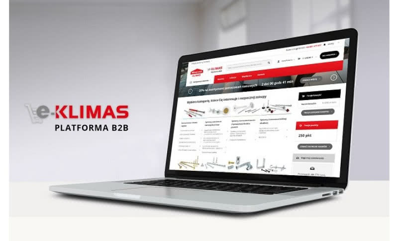 Nowa platforma sprzedażowa firmy Klimas Wkręt-met