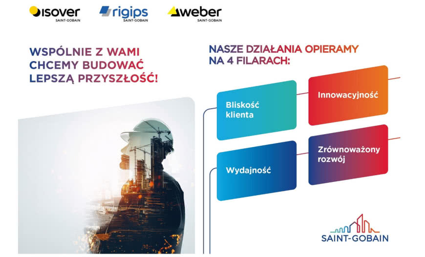 Saint-Gobain odświeża wizerunek: nowe logotypy i identyfikacja wizualna