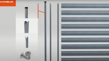 Montaż sztachet metalowych w poziomie krok po kroku