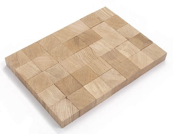 Bruk drewniany dębowy