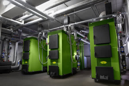 Referencyjna kotłownia w Ośrodku Rehabilitacyjno-Wypoczynkowym POLANIKA, w miejscowości Chrusty - wyposażona w trzy kotły C.O. AGRO-ECO firmy  ZMK SAS do spalania biomasy o łącznej mocy 300kW