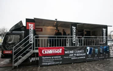 Mobilna ekspozycja firmy Galmet