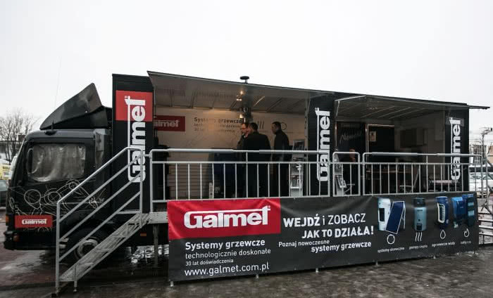Mobilna ekspozycja firmy Galmet