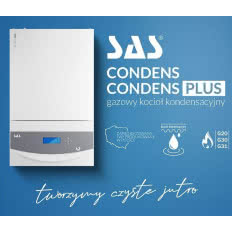 Dwufunkcyjny kocioł gazowy CONDENS PLUS