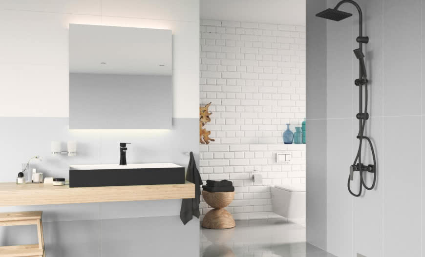 Nowoczesne baterie do natrysku marki FERRO