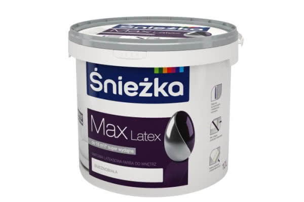 Farba do wnętrz Śnieżka Max Latex