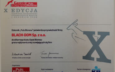 Blach - Dom Gazelą Biznesu