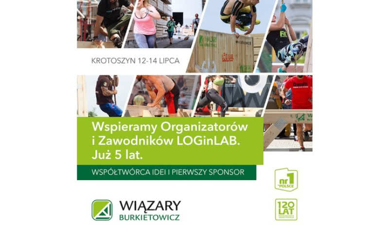 Wiązary Burkietowicz po raz 5. partnerem zawodów sportowych LOGinLAB