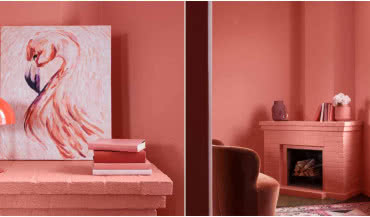 Farba Flamingo kolorem 2019 roku firmy Tikkurila