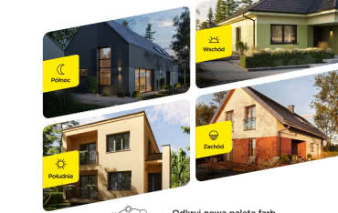 4 strony Światła: nowa paleta kolorów elewacyjnych Weber