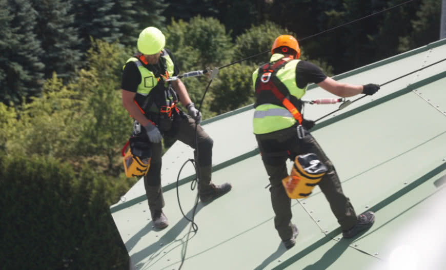 Szelka bezpieczeństwa P-600 z pasem do pracy w podparciu