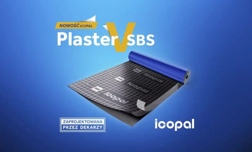 Nowość – samoprzylepna papa podkładowa Icopal Plaster V SBS