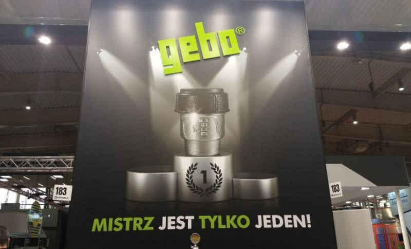 Relacja Gebo z Targów INSTALACJE 2016