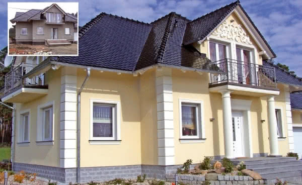 Elewacyjne detale architektoniczne