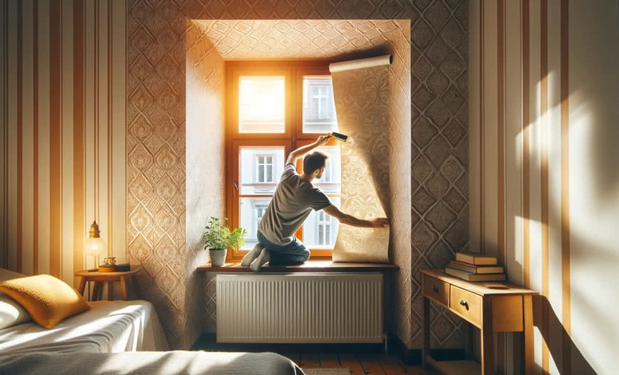 Tapetowanie w trudno dostępnych miejscach