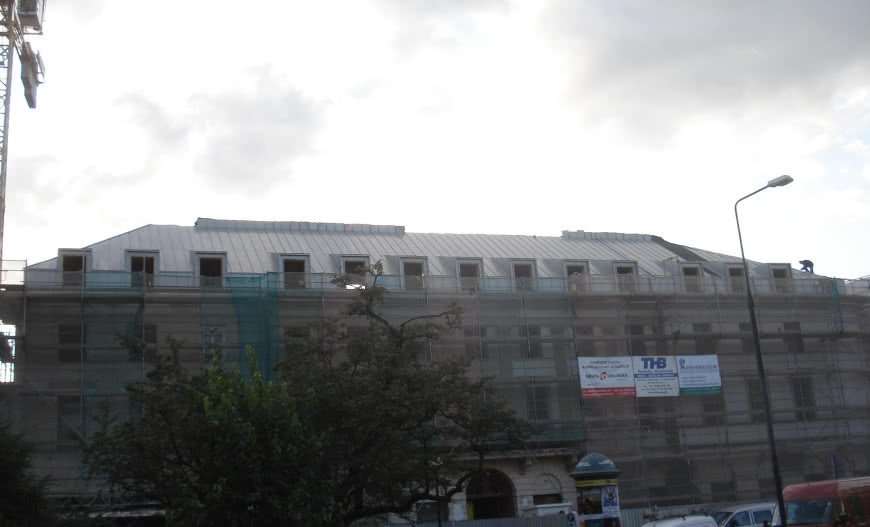Remont Dachu na Hotelu Saskim wykonuje Grupa Dekarska Janki