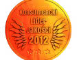 Złote godło Konsumencki Lider Jakości 2012 dla firmy Aluprof