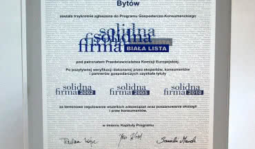 Drutex został laureatem certyfikatu Solidna Firma 2010