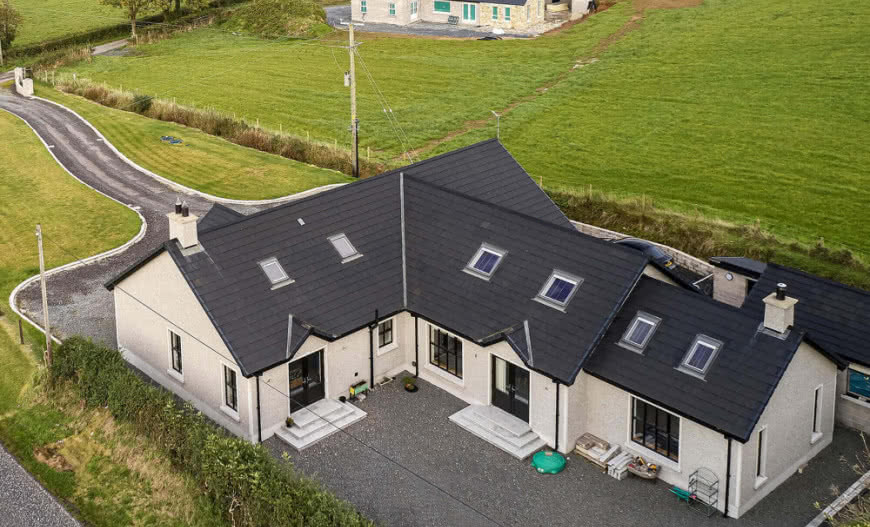 Okna dachowe Keylite w nowym irlandzkim domu