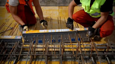 Montaż Schöck Isokorb® na budowie osiedla Żoliborz Artystyczny 