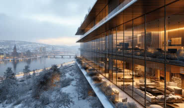 Duże okna i minimalizm – MB-MM50N fasada w stylu skandynawskim