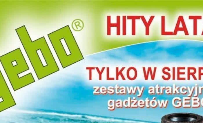 Promocja GEBO "Hity Lata 2016!"