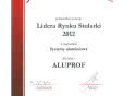 Aluprof Liderem Rynku Stolarki 2012!