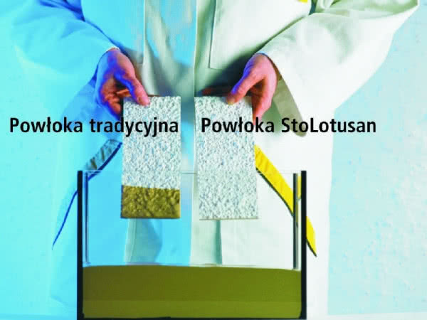 Silikonowa farba elewacyjna z efektem lotosu®