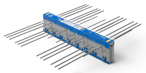 Element Schöck Isokorb® typu K  - do balkonów wspornikowych, przenoszący momenty ujemne i dodatnie siły poprzeczne