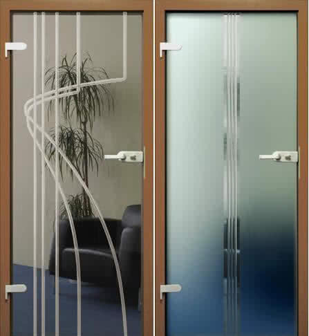 Drzwi szklane do wnętrz mieszkalnych i biurowych