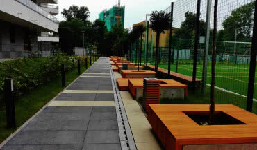 Odwodnienia liniowe AS na budowie osiedla Central Park Bliska Wola