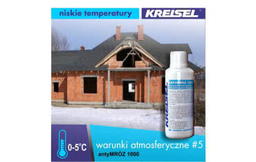 antyMRÓZ 1000 - dodatek przyspieszający wiązanie tynku i farby